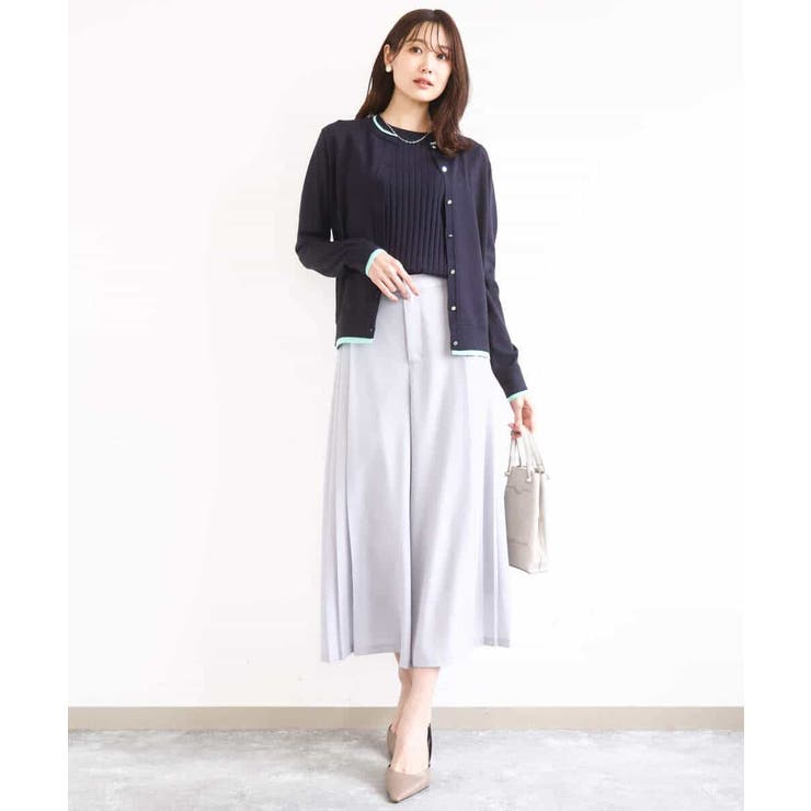 配色デザインカラーニットアンサンブル/洗える | MK MICHEL KLEIN | 詳細画像12 