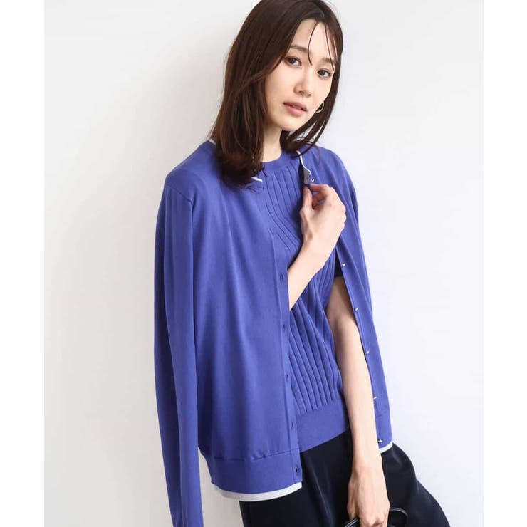 配色デザインカラーニットアンサンブル/洗える | MK MICHEL KLEIN | 詳細画像13 