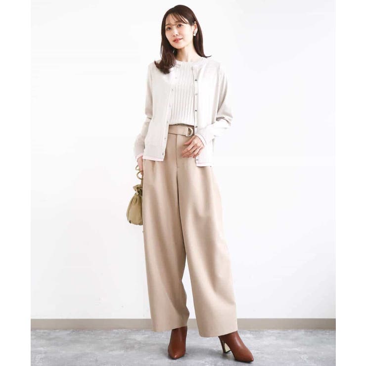 配色デザインカラーニットアンサンブル/洗える | MK MICHEL KLEIN | 詳細画像18 