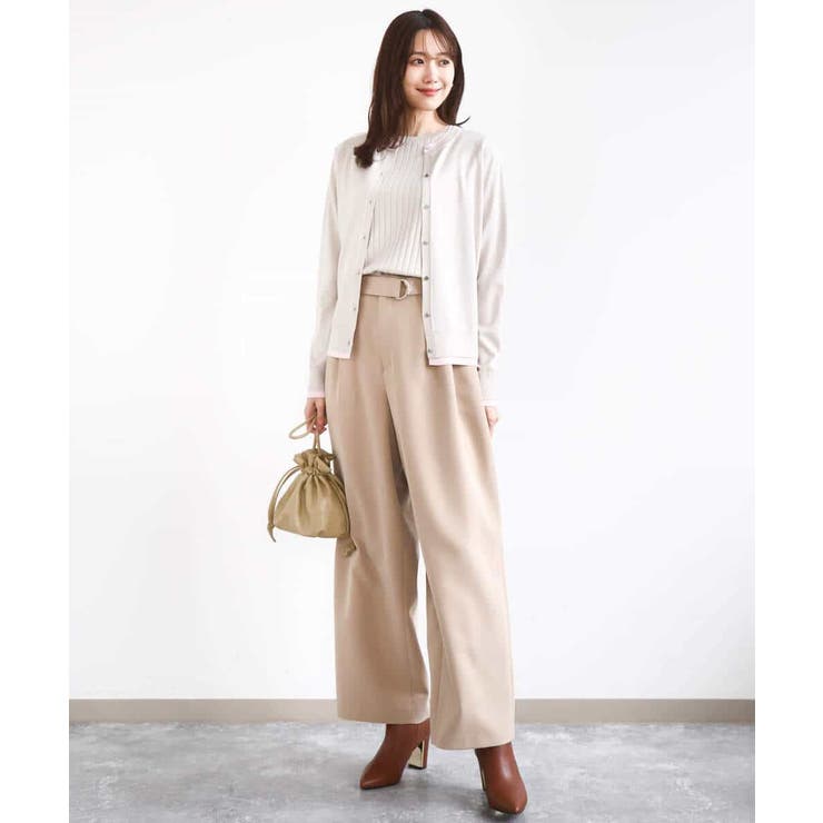 配色デザインカラーニットアンサンブル/洗える | MK MICHEL KLEIN | 詳細画像20 