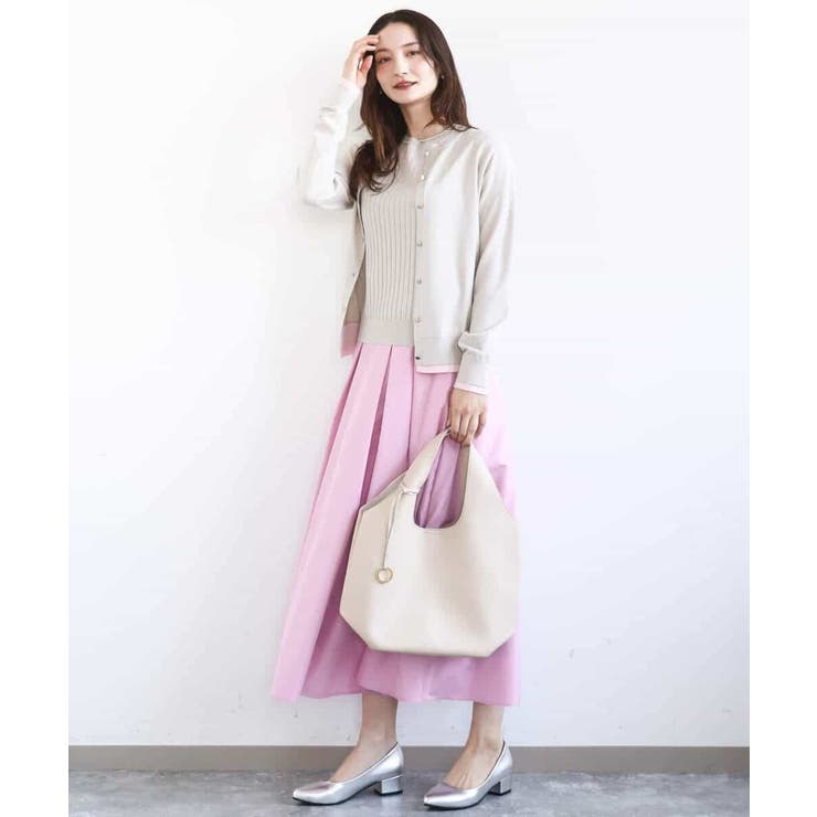 配色デザインカラーニットアンサンブル/洗える | MK MICHEL KLEIN | 詳細画像22 