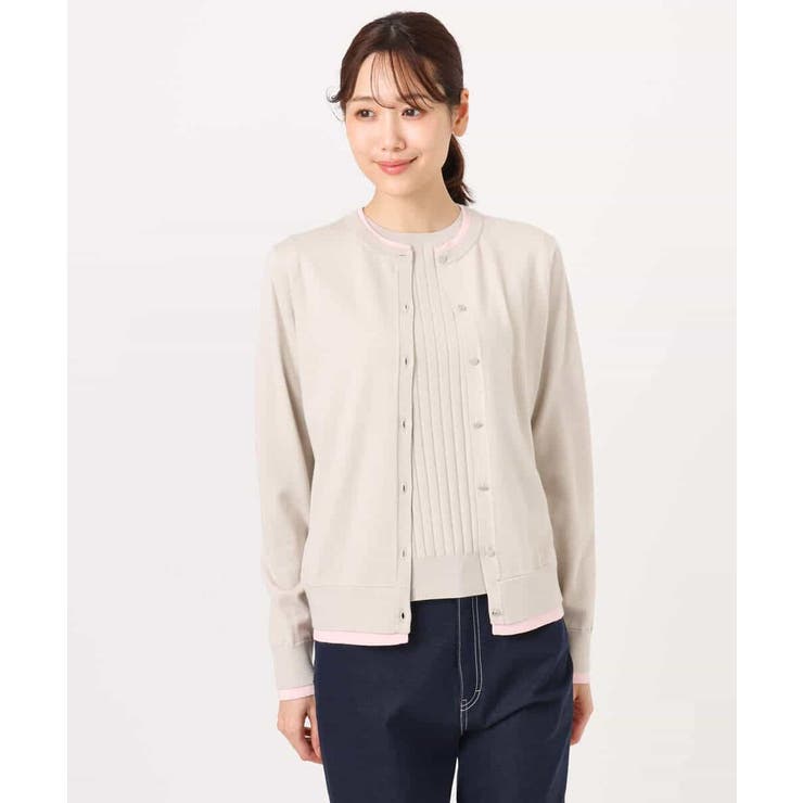 配色デザインカラーニットアンサンブル/洗える | MK MICHEL KLEIN | 詳細画像26 