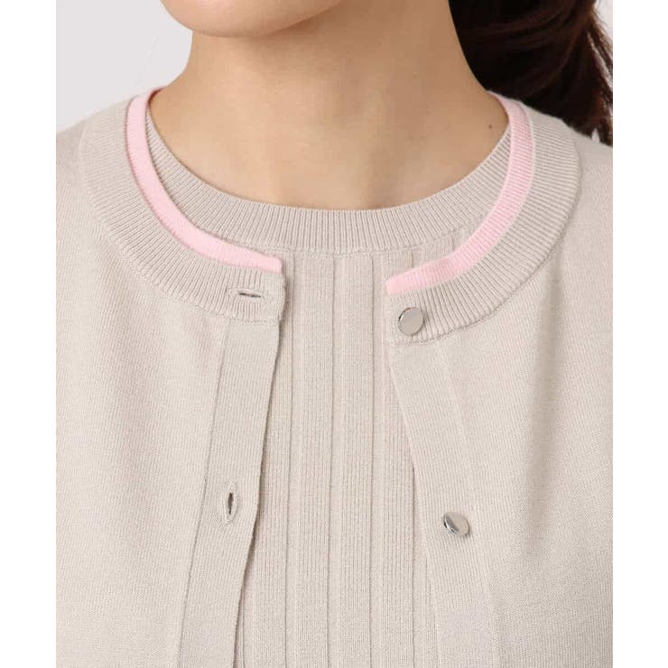 配色デザインカラーニットアンサンブル/洗える | MK MICHEL KLEIN | 詳細画像29 