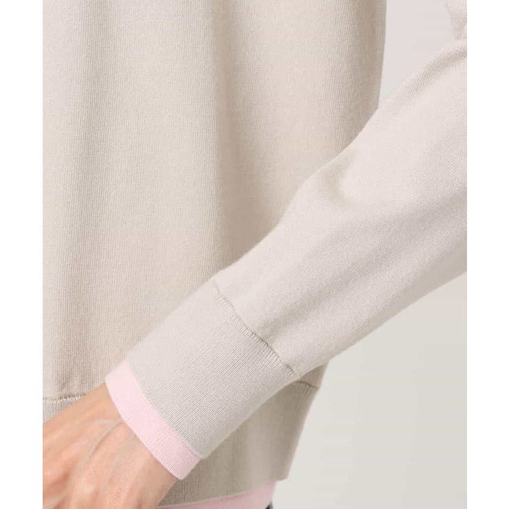 配色デザインカラーニットアンサンブル/洗える | MK MICHEL KLEIN | 詳細画像30 