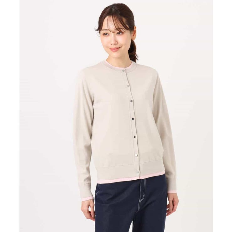 配色デザインカラーニットアンサンブル/洗える | MK MICHEL KLEIN | 詳細画像32 