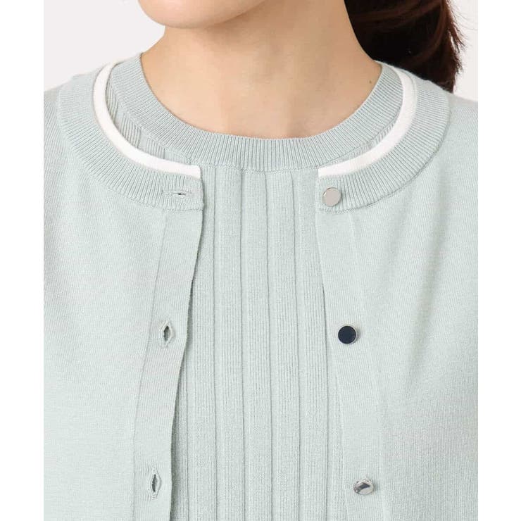 配色デザインカラーニットアンサンブル/洗える | MK MICHEL KLEIN | 詳細画像39 