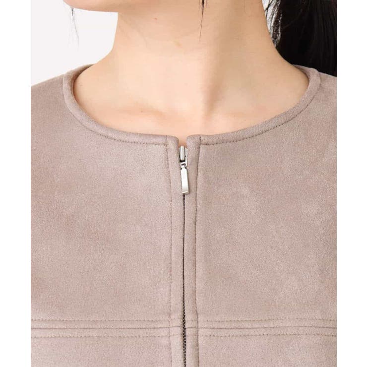 フェイクスウェードショートブルゾン/洗える | MK MICHEL KLEIN | 詳細画像13 