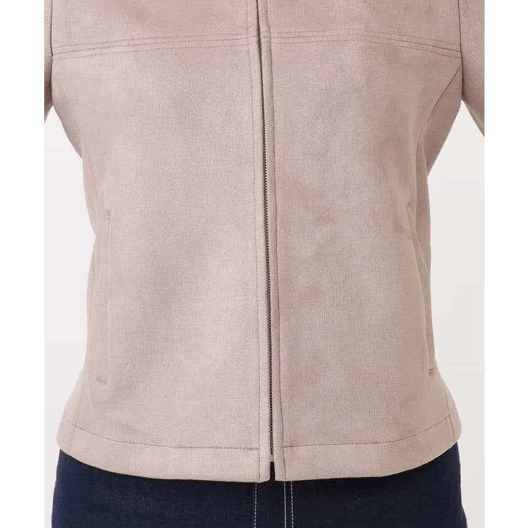 フェイクスウェードショートブルゾン/洗える | MK MICHEL KLEIN | 詳細画像16 