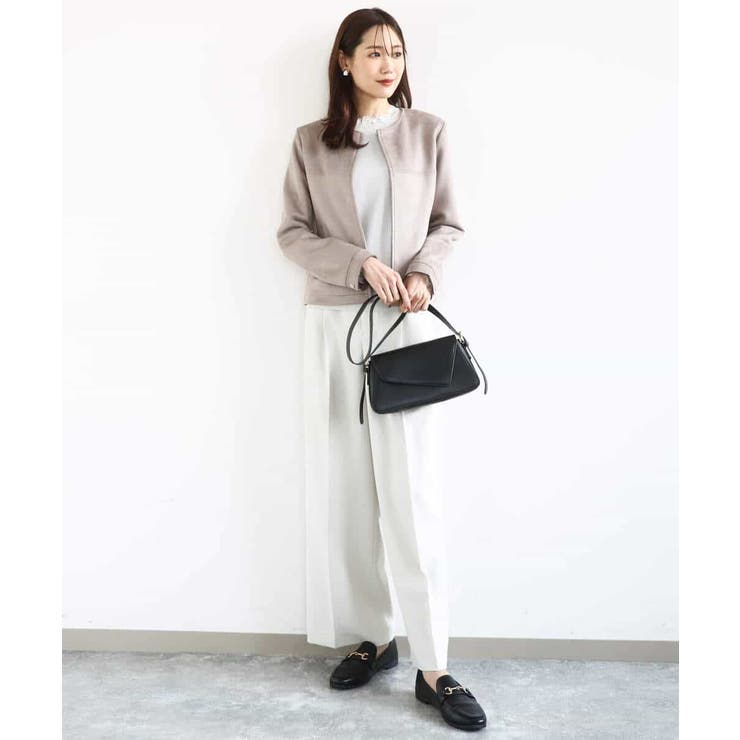 フェイクスウェードショートブルゾン/洗える | MK MICHEL KLEIN | 詳細画像9 