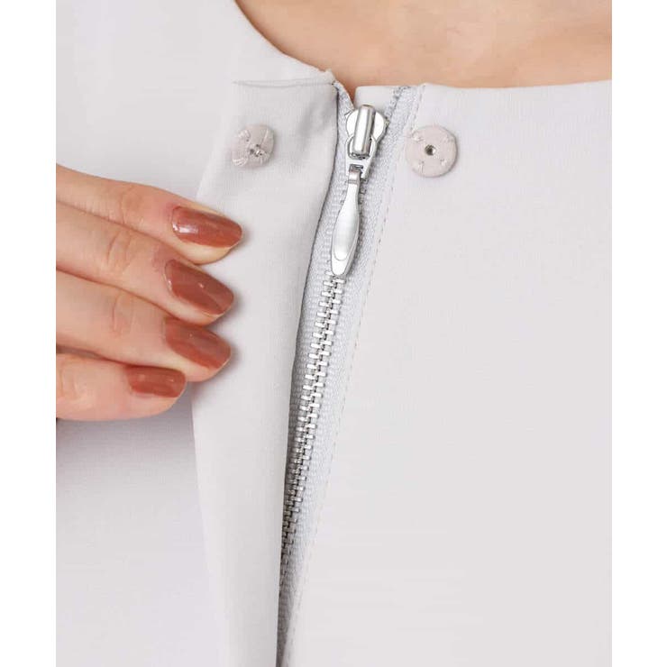 ギャザーデザイン ジップアップブルゾン/撥水/防シワ/洗える | MK MICHEL KLEIN | 詳細画像24 