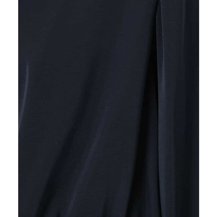 ギャザーデザイン ジップアップブルゾン/撥水/防シワ/洗える | MK MICHEL KLEIN | 詳細画像4 