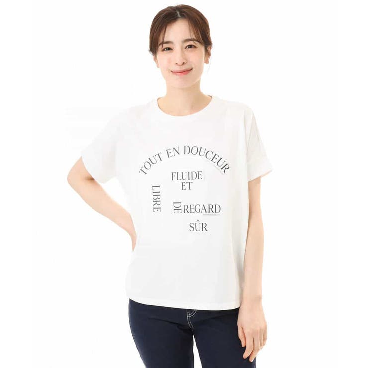 [UVカット/接触冷感/洗える]デザインロゴTシャツ | MK MICHEL KLEIN | 詳細画像13 