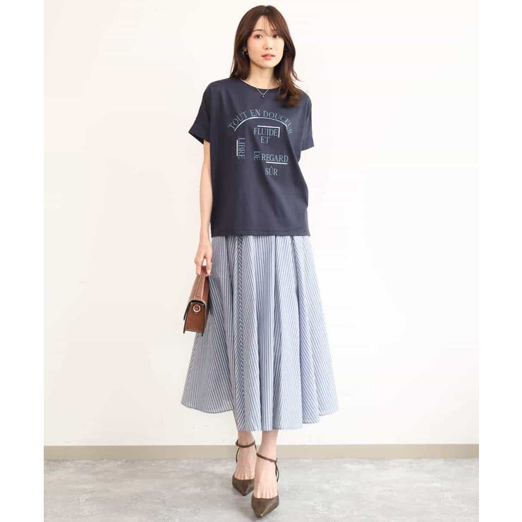 [UVカット/接触冷感/洗える]デザインロゴTシャツ | MK MICHEL KLEIN | 詳細画像4 