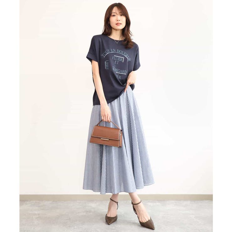 [UVカット/接触冷感/洗える]デザインロゴTシャツ | MK MICHEL KLEIN | 詳細画像5 