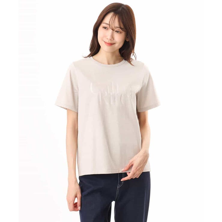 [接触冷感/洗える]コットンロゴTシャツ | MK MICHEL KLEIN | 詳細画像19 