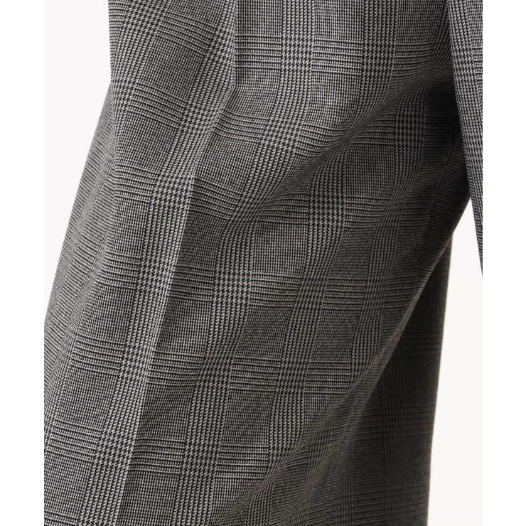 ストレートワイドシルエットパンツ（無地・チェック）/洗える | MK MICHEL KLEIN | 詳細画像53 