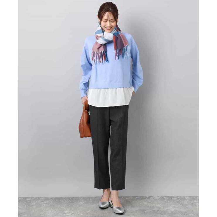 ツイード調両面起毛テーパードパンツ/洗える | MK MICHEL KLEIN | 詳細画像34 