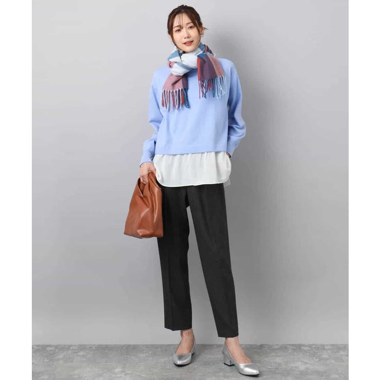 ツイード調両面起毛テーパードパンツ/洗える | MK MICHEL KLEIN | 詳細画像35 