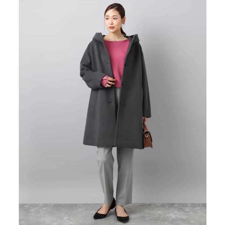 ツイード調両面起毛テーパードパンツ/洗える | MK MICHEL KLEIN | 詳細画像4 