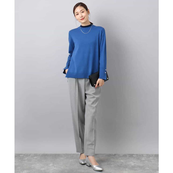 ツイード調両面起毛テーパードパンツ/洗える | MK MICHEL KLEIN | 詳細画像48 