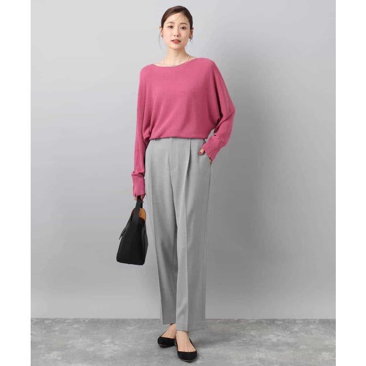 ツイード調両面起毛テーパードパンツ/洗える | MK MICHEL KLEIN | 詳細画像49 