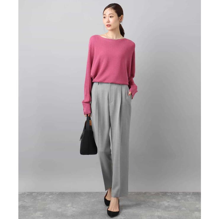 ツイード調両面起毛テーパードパンツ/洗える | MK MICHEL KLEIN | 詳細画像50 