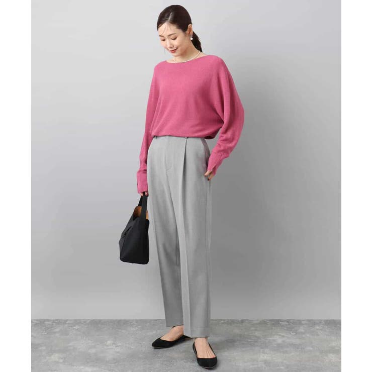 ツイード調両面起毛テーパードパンツ/洗える | MK MICHEL KLEIN | 詳細画像51 