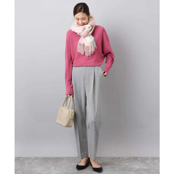 ツイード調両面起毛テーパードパンツ/洗える | MK MICHEL KLEIN | 詳細画像8 