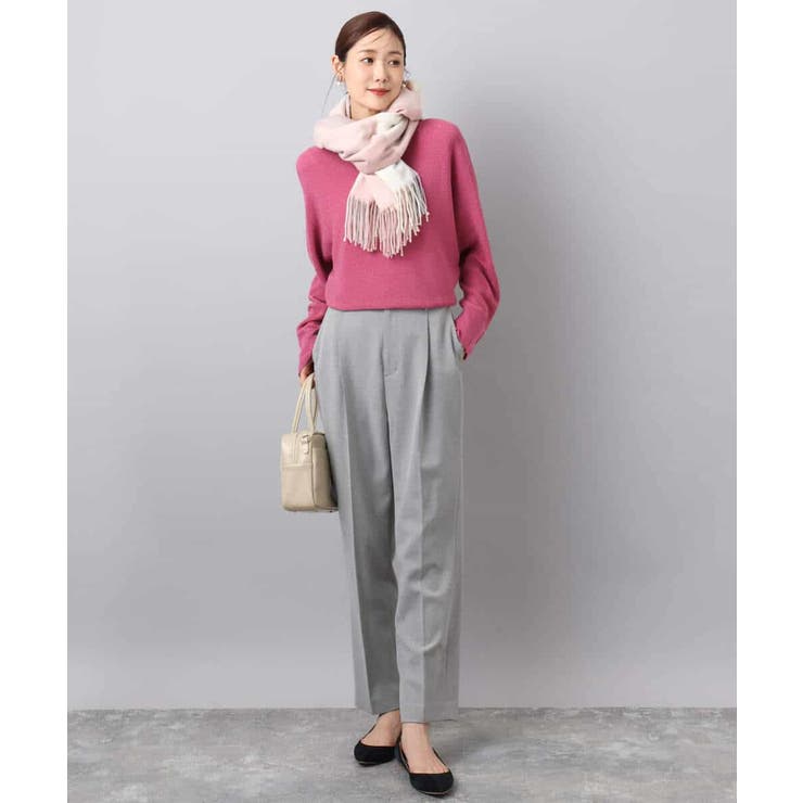 ツイード調両面起毛テーパードパンツ/洗える | MK MICHEL KLEIN | 詳細画像9 