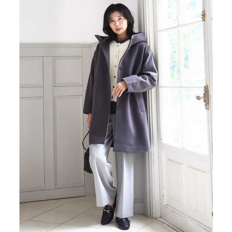 ツイード調両面起毛ワイドパンツ/洗える | MK MICHEL KLEIN | 詳細画像27 