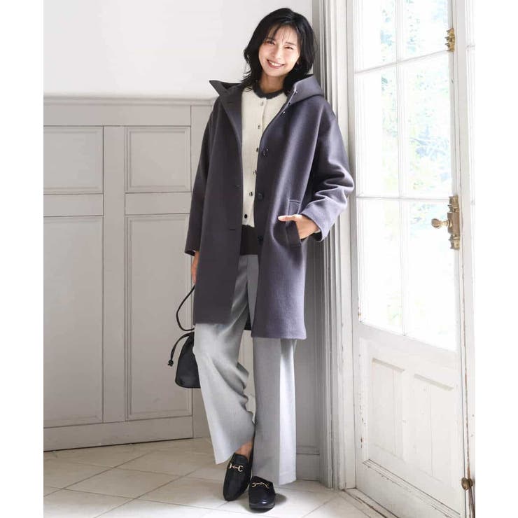 ツイード調両面起毛ワイドパンツ/洗える | MK MICHEL KLEIN | 詳細画像28 