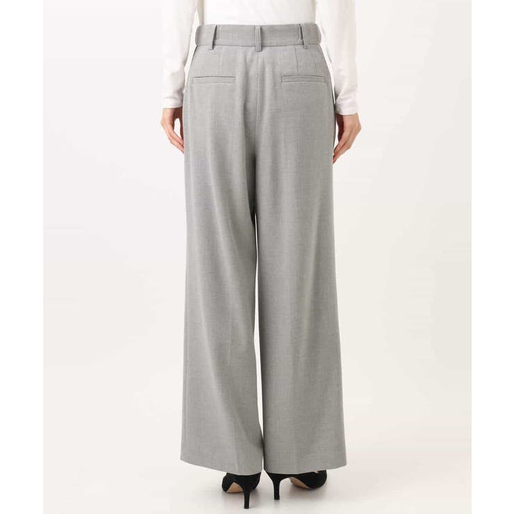 ツイード調両面起毛ワイドパンツ/洗える | MK MICHEL KLEIN | 詳細画像32 