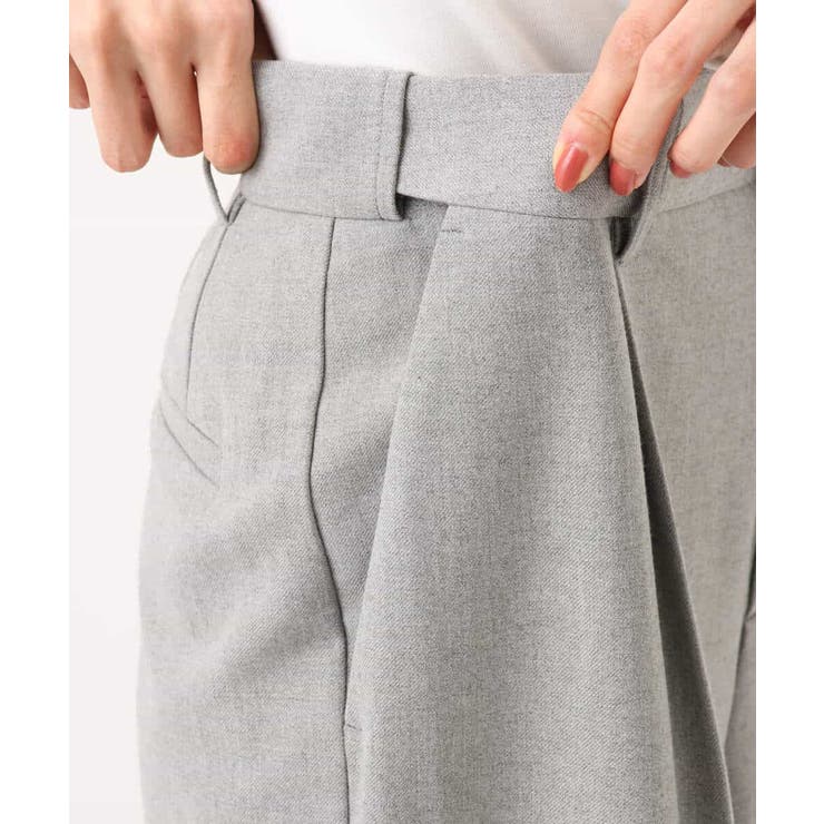 ツイード調両面起毛ワイドパンツ/洗える | MK MICHEL KLEIN | 詳細画像35 