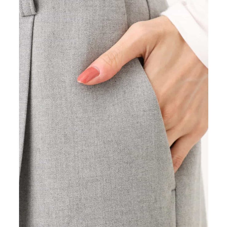 ツイード調両面起毛ワイドパンツ/洗える | MK MICHEL KLEIN | 詳細画像36 