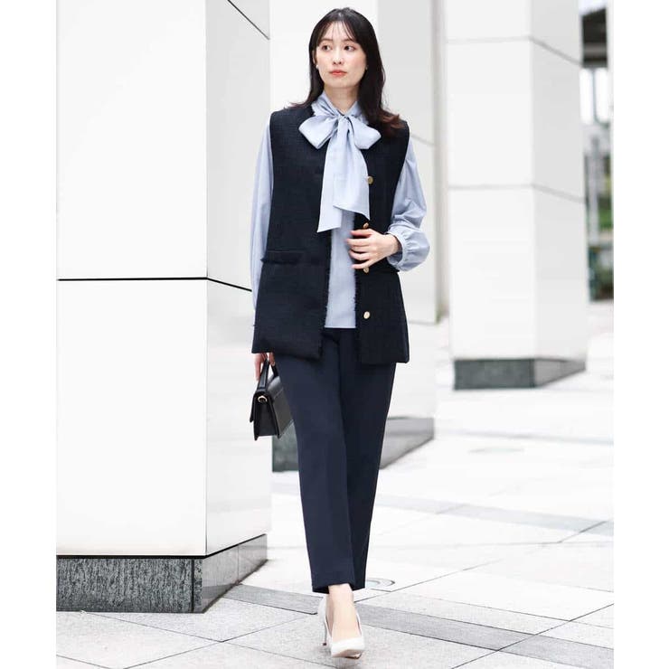 ベーシックテーパードパンツ/制菌加工/洗える | MK MICHEL KLEIN | 詳細画像17 