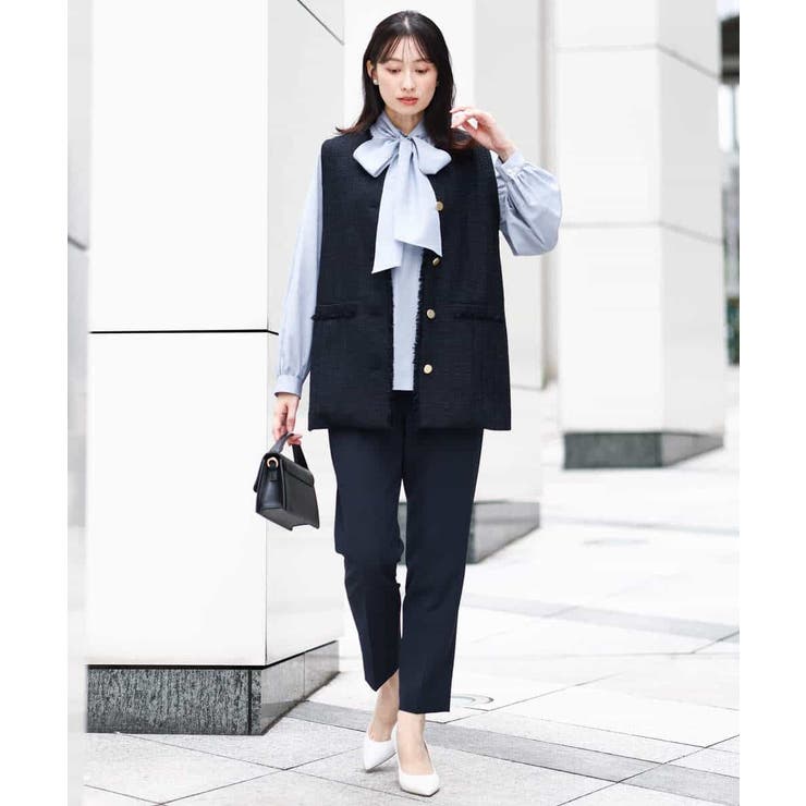 ベーシックテーパードパンツ/制菌加工/洗える | MK MICHEL KLEIN | 詳細画像18 