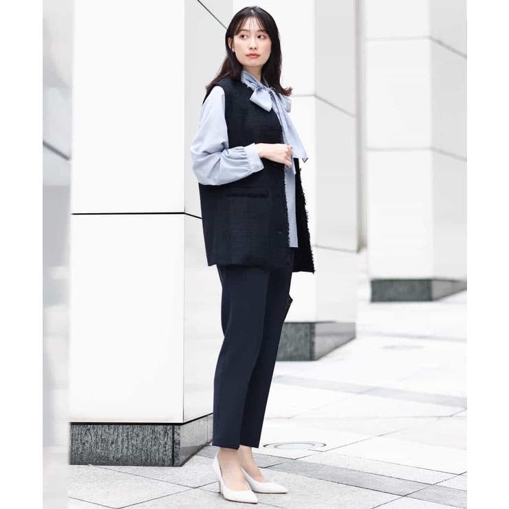 ベーシックテーパードパンツ/制菌加工/洗える | MK MICHEL KLEIN | 詳細画像19 