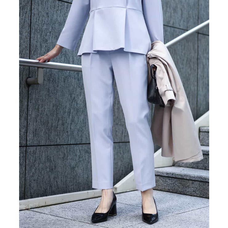 ベーシックテーパードパンツ/制菌加工/洗える | MK MICHEL KLEIN | 詳細画像2 