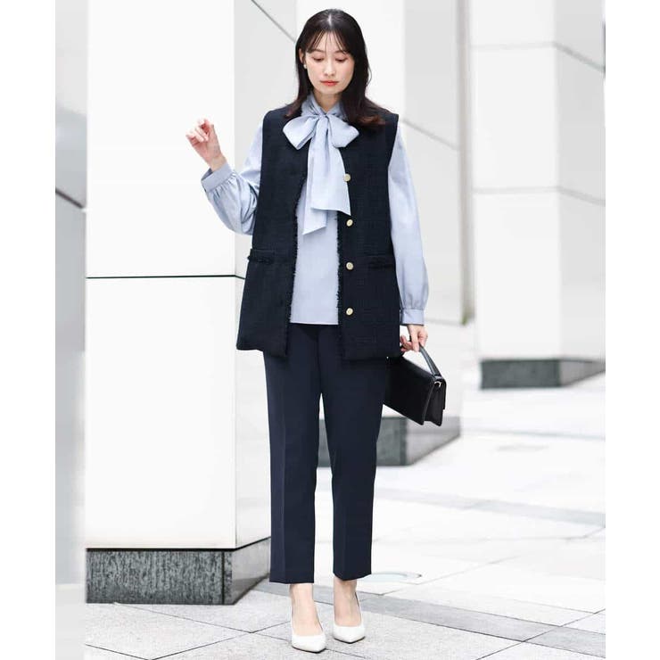 ベーシックテーパードパンツ/制菌加工/洗える | MK MICHEL KLEIN | 詳細画像20 