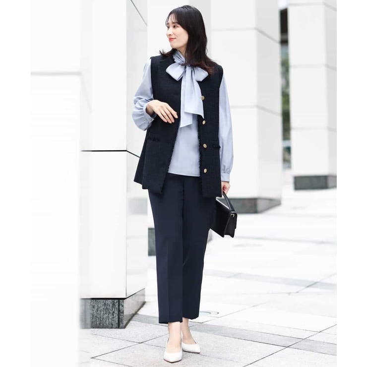 ベーシックテーパードパンツ/制菌加工/洗える | MK MICHEL KLEIN | 詳細画像22 