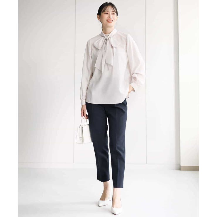 ベーシックテーパードパンツ/制菌加工/洗える | MK MICHEL KLEIN | 詳細画像23 