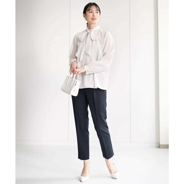 ベーシックテーパードパンツ/制菌加工/洗える | MK MICHEL KLEIN | 詳細画像24 