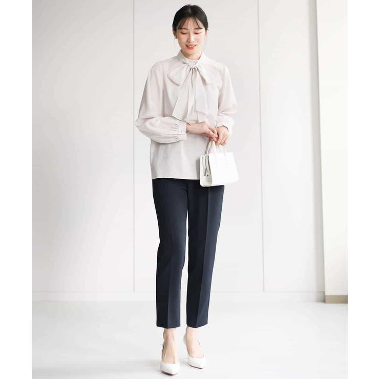 ベーシックテーパードパンツ/制菌加工/洗える | MK MICHEL KLEIN | 詳細画像25 