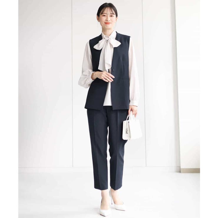 ベーシックテーパードパンツ/制菌加工/洗える | MK MICHEL KLEIN | 詳細画像28 