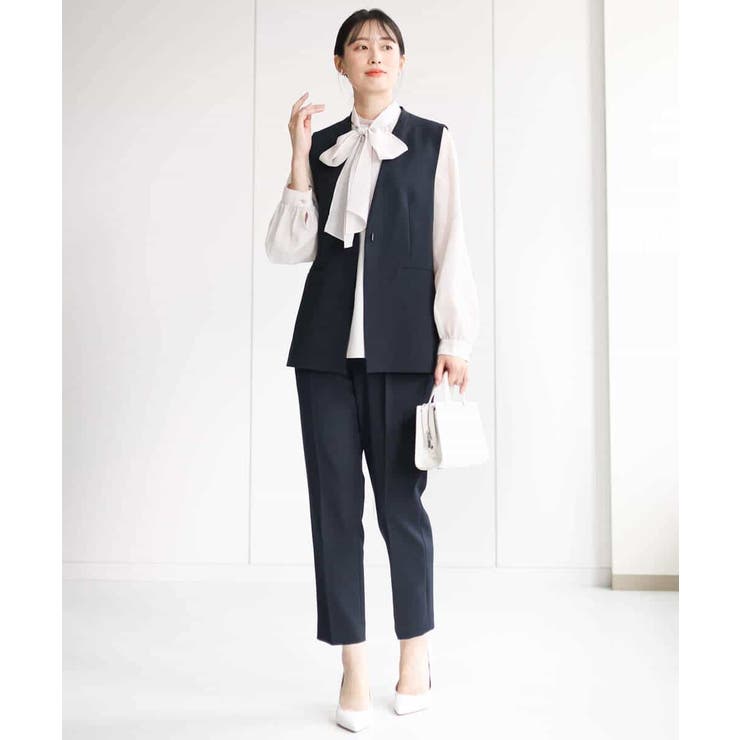 ベーシックテーパードパンツ/制菌加工/洗える | MK MICHEL KLEIN | 詳細画像29 