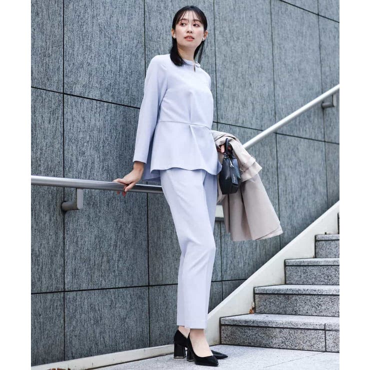 ベーシックテーパードパンツ/制菌加工/洗える | MK MICHEL KLEIN | 詳細画像3 