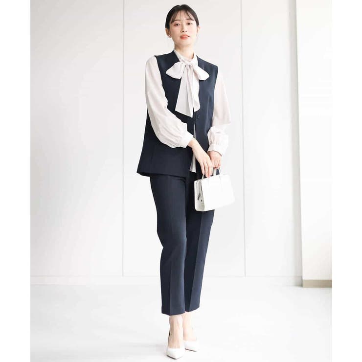 ベーシックテーパードパンツ/制菌加工/洗える | MK MICHEL KLEIN | 詳細画像30 