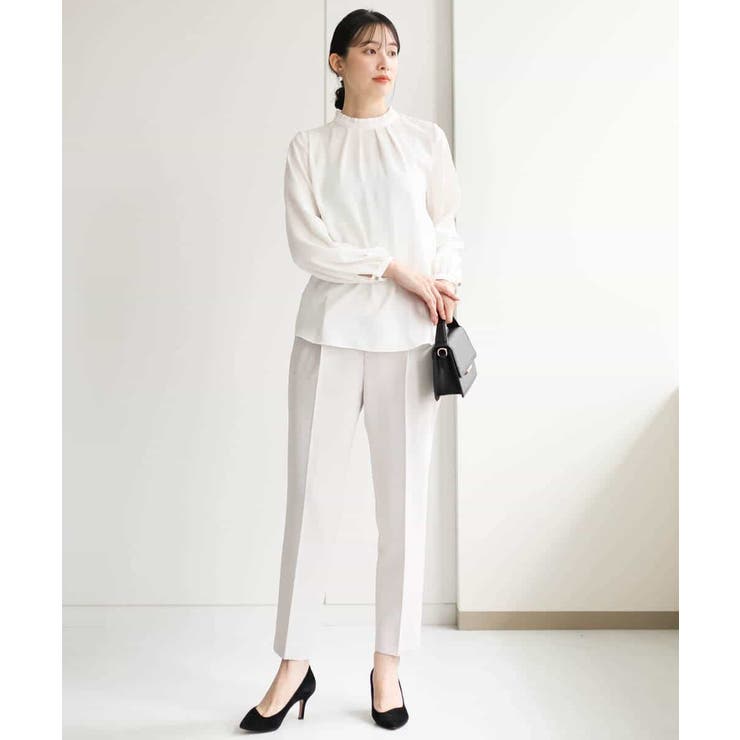 ベーシックテーパードパンツ/制菌加工/洗える | MK MICHEL KLEIN | 詳細画像41 