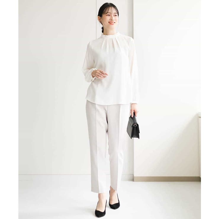 ベーシックテーパードパンツ/制菌加工/洗える | MK MICHEL KLEIN | 詳細画像42 