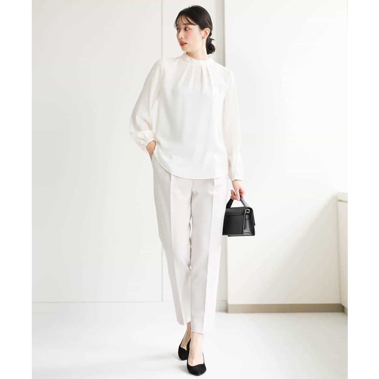 ベーシックテーパードパンツ/制菌加工/洗える | MK MICHEL KLEIN | 詳細画像44 